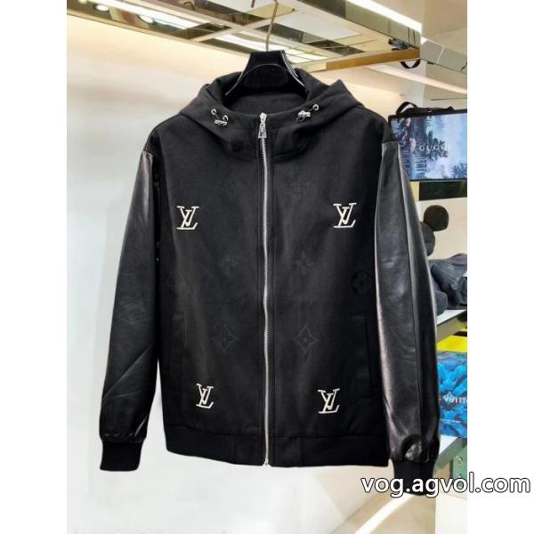 抜け感を出す肌触りの着心地が良く 偽物 ブランド ショップジャケットLOUIS VUITTON