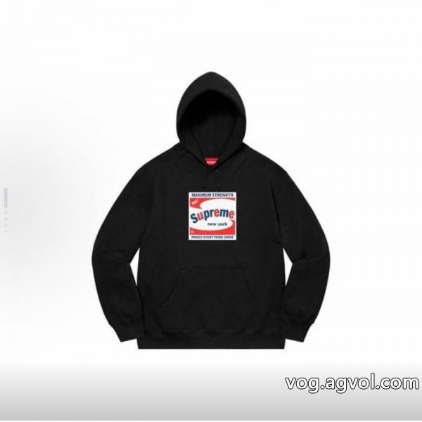Supremeアルファベットロゴプリント連帽にスエードのアメリカントレンドパーカー