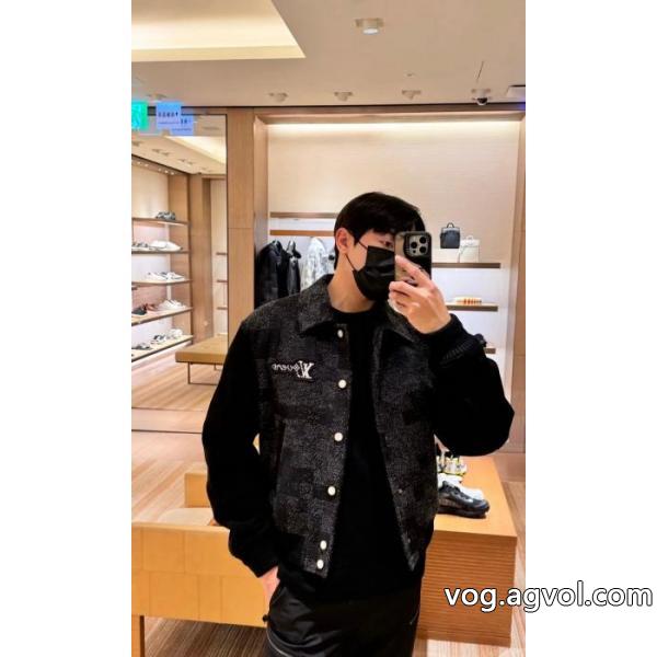 LOUIS VUITTON 25 SSピンボード野球ウェアジャケット