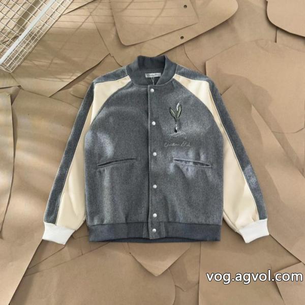 DIOR25ss新作胸元すずらん野球ウエアジャケット