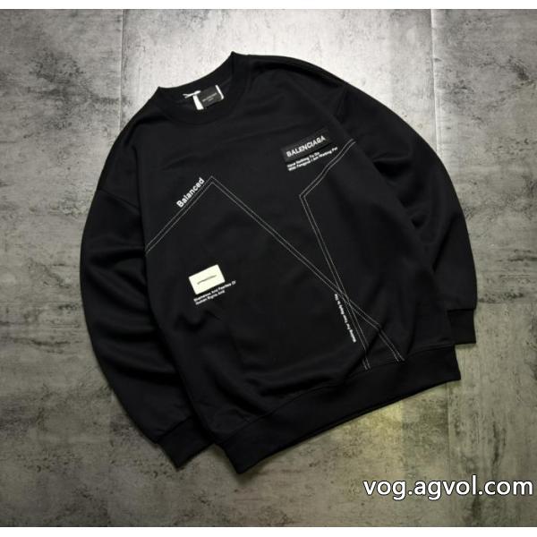 balenciagaアルファベット2026シリーズ秋の新作シリーズカップルパーカー
