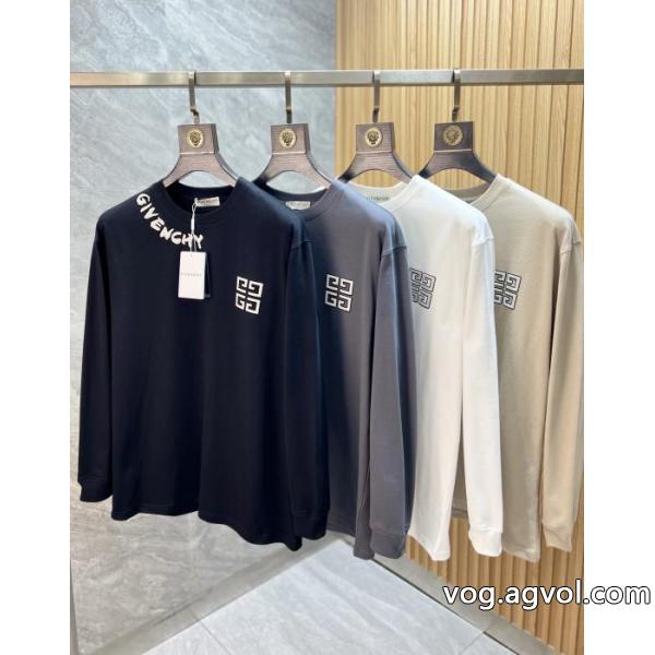 GIVENCHY着回し力抜群大人気 2026最新入荷 清潔感の高い新品スーパー コピー ブランド 専門店長袖Tシャツ