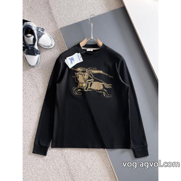 BURBERRY2026新作/送料込 人気販売中 爽やかな印象長袖Tシャツブランド 品 激安 通販