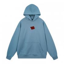 balenciaga前後のアルファベットLOGO刺繍テープ圧着ゴム連帽パーカー