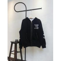 LOUIS VUITTONルイヴィトンエンボスウールニットジップコート