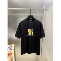 balenciaga2025秋冬新作丸首半袖Tシャツ