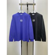 LOEWE25ss秋の新作トレードオーダーラウンドネック長袖タイツ長袖Tシャツ