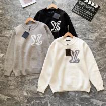 Louis Vuittonジャカード大ロゴヘッダーセーター