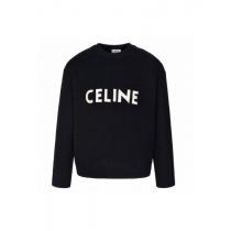 CELINEセリーヌ秋冬アルファベットクルーネックニットセーター