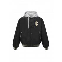 Celine23FWキャップ付き野球ジャケット綿入れの服
