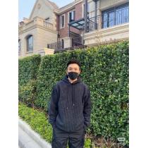Diorアルファベットジャカード立体連帽長袖ゆったりパーカー男女同型