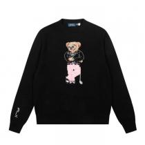 Ralph Lauren重工ベアーゴルフシリーズ秋冬カップルニットクルーネックセーター