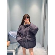 Miumiu 2025新品スタンドカラーリバーシブルダウンジャケット