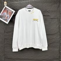 fendiFFクラシック刺繍アルファベットロゴラウンドネックパーカー男女同型