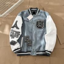 GIVENCHY 52スエードタオル刺繍野球服コート