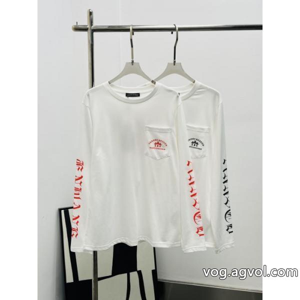 偽 ブランド長袖Tシャツ超人気美品 新品人気上昇 旬スタイルに早変わり!CHROME HEARTS