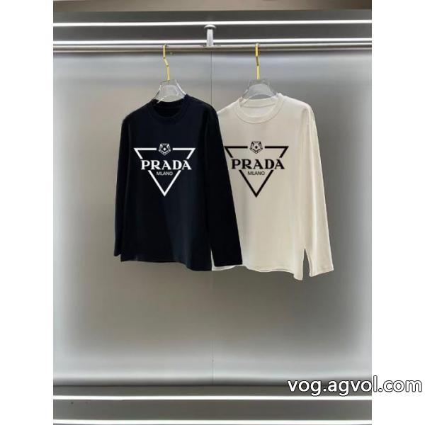 ブランド 通販 激安本日限定安い 大人で素敵 今だけセール長袖TシャツPRADA