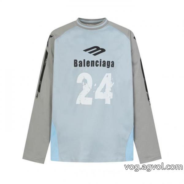 長袖Tシャツ数量限定安い 新品限定セール 秋冬トレンドbalenciagaコピー ブランド