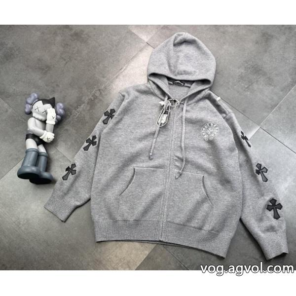 海外最新モデル 上品な落ち感ある 雑誌掲載のアイテムパーカーコートCHROME HEARTSスーパー コピー 安心 サイト