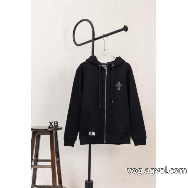 人気高いアイテム 秋冬らしい華やか 新品入荷スーパー コピー メンズパーカーCHROME HEARTS