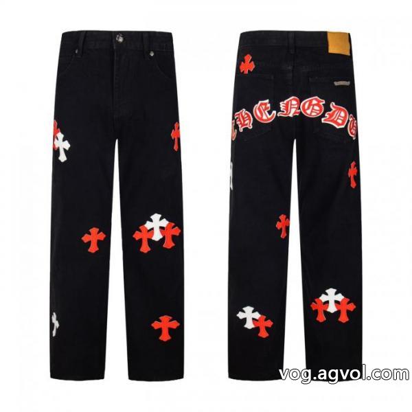 コピー 商品 販売超目玉 透け感優しい 斬新なジーンズCHROME HEARTS