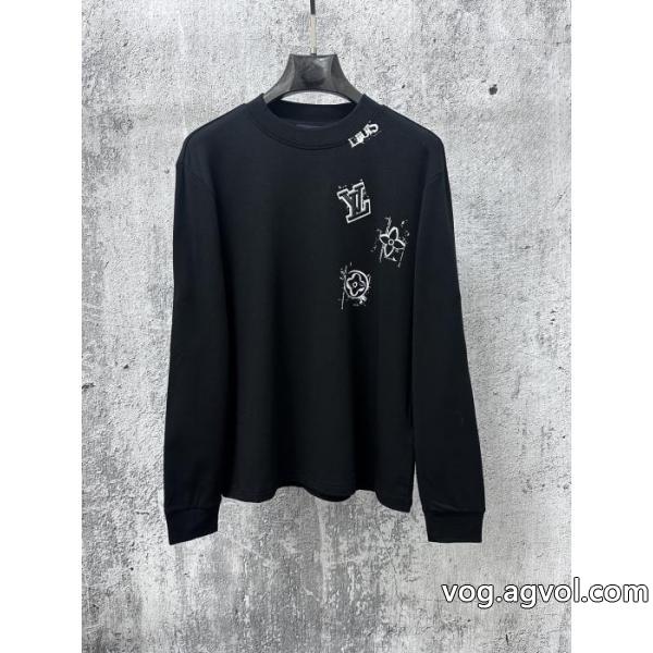 長袖Tシャツブランド スーパー コピー 通販カジュアルスタイルに 好評品 海外限定!LOUIS VUITTON