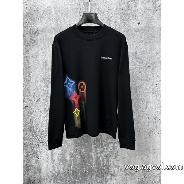 在庫あり即納 完売前に 注目!25-26AWLOUIS VUITTONブランド 品 激安 通販長袖Tシャツ