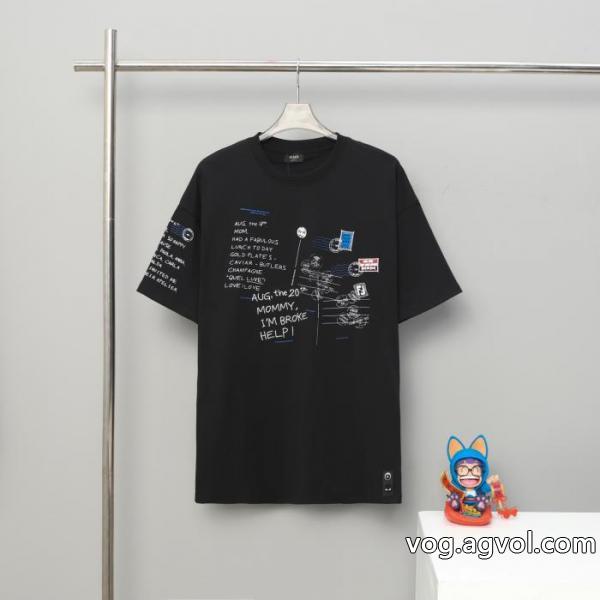  2026スーパー コピー雑誌掲載 こだわり高級 人気掲載 海外限定FENDI半袖Tシャツ
