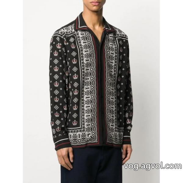 Dolce&Gabbana長袖シャツ完売間近 人気話題 大人気再登場 ブランド 偽物 激安