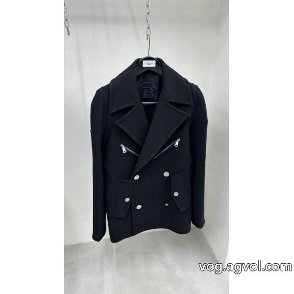 新作次狙うならこれ 人気急上昇中 新作到着ブランド スーパー コピー 通販コートBALMAIN.