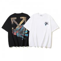 2026SS秋冬　人気モデル 限定価格 爽やかマルチ半袖TシャツOff-White偽物 ブランド