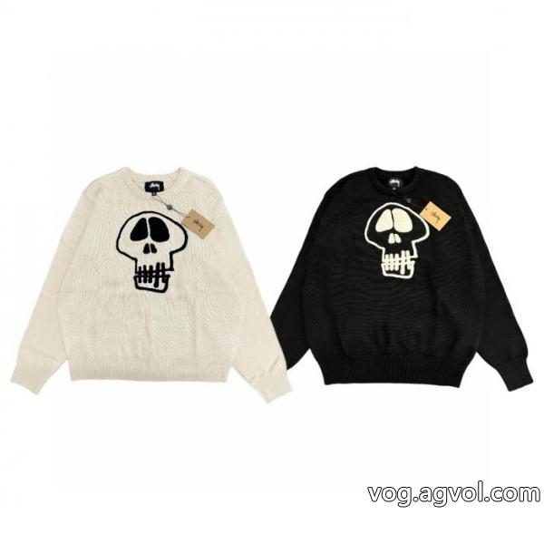独特な 高級感も漂い 格好いいセーター偽 ブランド 販売STUSSY