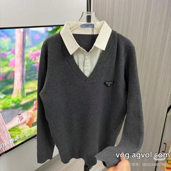 偽 ブランド 通販セーター存在感拔群 希少入荷 超人気PRADA