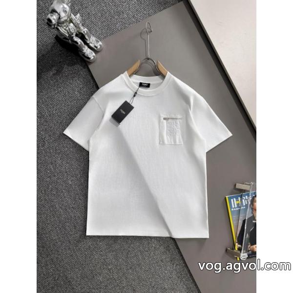 FENDI即発送OK 上品な印象 ピュアな印象にブランド 偽物 激安 通販Tシャツ