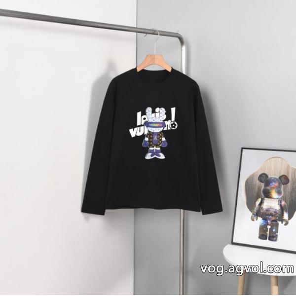 カラバリ豊富 安いです！品質保証 魅惑LOUIS VUITTONブランド 偽物 激安&nbsp;&nbsp;&nbsp;&nbsp;長袖Tシャツ..