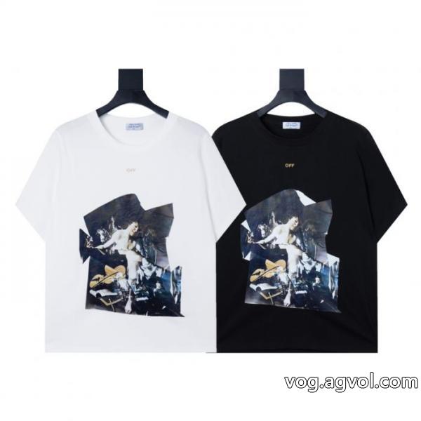 最安値2026 大人の色味 魅力を放つ半袖TシャツOff-Whiteブランド スーパー コピー 優良店