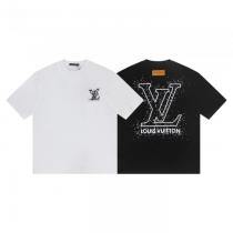 通販 ブランド最安値に挑戦 大人気アイテムが勢ぞろい 高級感あるスタイル半袖TシャツLOUIS VUITTON