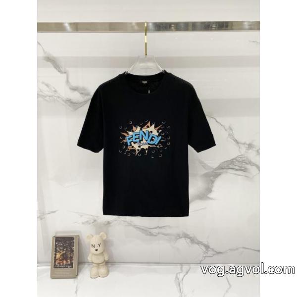 モデル着用 超激レア人気新作 格安新品コピー ブランド 優良TシャツFENDI