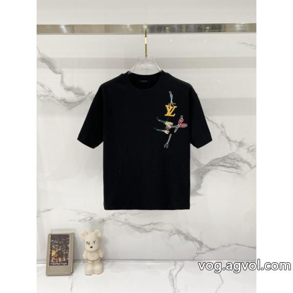 ルイ ヴィトン最高級品質の 限定デザイン 涼しげに演出Tシャツスーパー コピー 安心