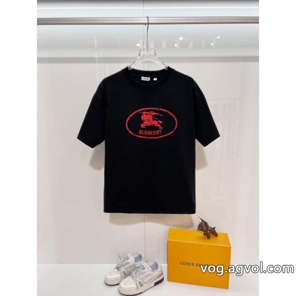 半袖Tシャツ品質保証定番 存在感のある ファッションに新しい色BURBERRY偽物 ブランド
