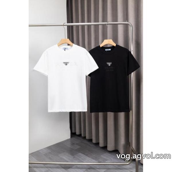 ブランド スーパー コピー大人気商品再入荷! 2026年冬最新作 売り切れ注意PRADA半袖Tシャツ