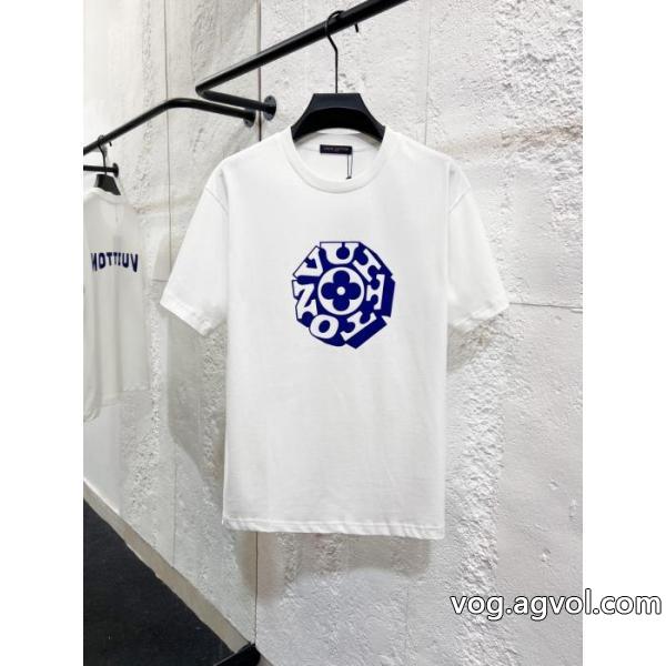 送料無料! 人気商品登場 映え度MAXLOUIS VUITTONコピー 品 ブランド半袖Tシャツ
