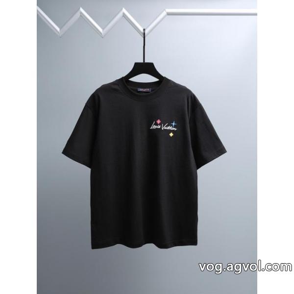 送料無料の日本製 質感に満足 正規品保証26秋冬半袖Tシャツスーパー コピールイ ヴィトン