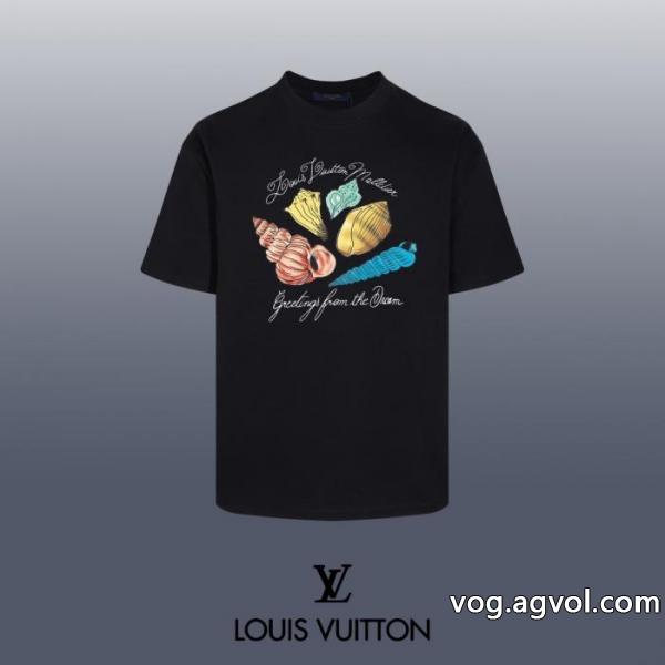 存在感絶大 着心地良く 絶対欲しい新作LOUIS VUITTONブランド コピー 販売半袖Tシャツ