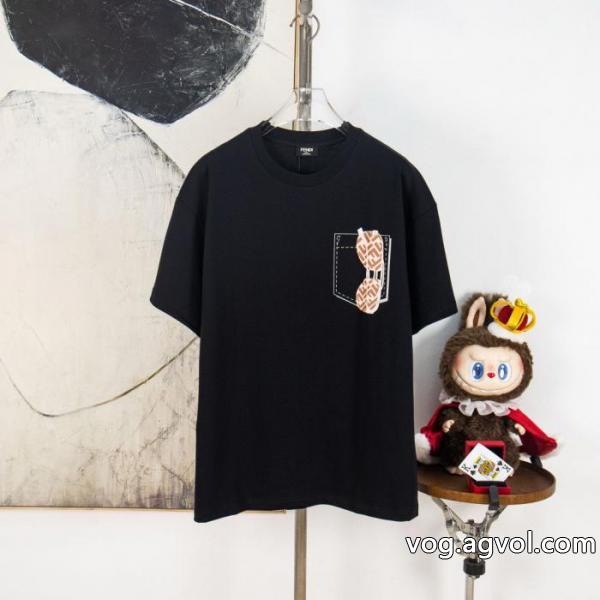 半袖Tシャツ数量限定再入荷 一番人気 芸能人愛用FENDI激安 ブランド