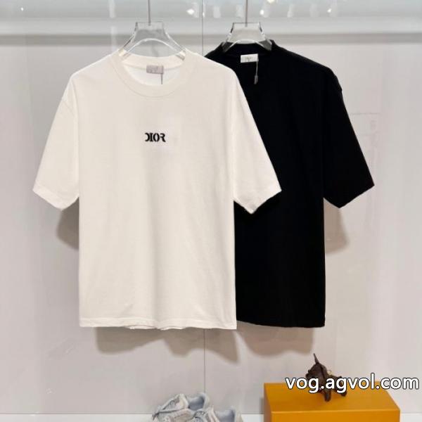 スタイリッシュ 華やかな印象に 大人っぽいスーパー コピー 通販DIOR半袖Tシャツ