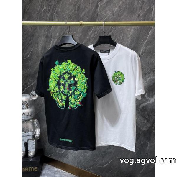 オススメ新作 存在感のある  優しい印象半袖TシャツCHROME HEARTSスーパー コピー 通販