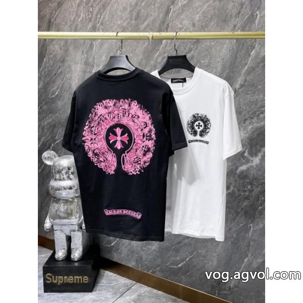 お洒落な印象 上品な印象 落ち着いた大人の雰囲気に半袖Tシャツコピー 商品 販売CHROME HEARTS
