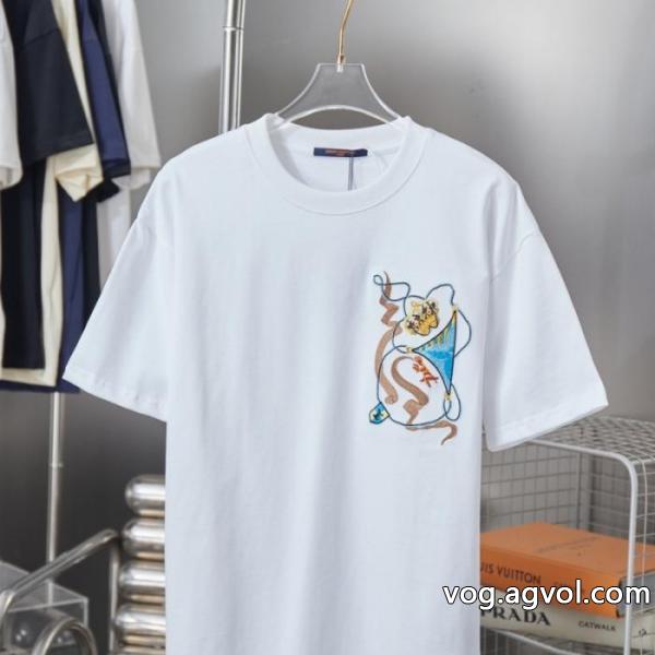 期限限定 2026最新入荷 最安価格に挑戦中激安 通販 ブランド半袖Tシャツルイ ヴィトン