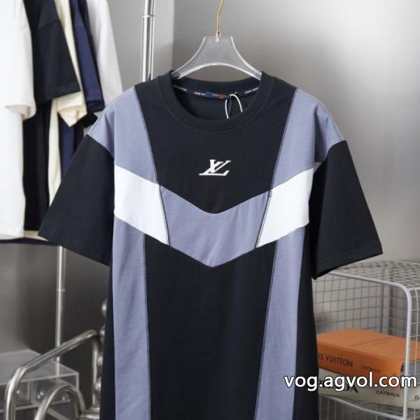 定番デザイン 肌触りの気持ちい〜  良好な材質半袖Tシャツブランド 通販店LOUIS VUITTON